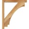 Ekena Millwork Imperial Block Rough Sawn Bracket w/ Offset Brace, Western Red Cedar, 4"W x 24"D x 28"H BKT0402X24X28IMP05RWR - alternate 2